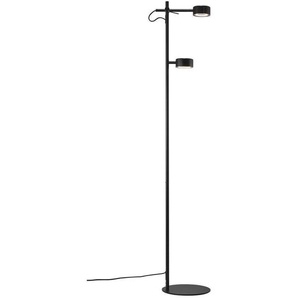 Nordlux Led-Stehleuchte, Schwarz, Metall, 138 cm, 3-fach schaltbar, verstellbare Arme, Lampen & Leuchten, Innenbeleuchtung, Stehlampen