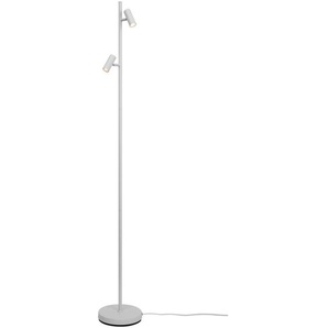 Nordlux Led-Stehleuchte Omari, Weiß, Metall, F, 141 cm, Lampen & Leuchten, Innenbeleuchtung, Stehlampen, Stehlampen Dimmbar