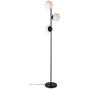 Nordlux Stehleuchte Lilly, Schwarz, Metall, Glas, 150 cm, Lampen & Leuchten, Innenbeleuchtung, Stehlampen, Stehlampen