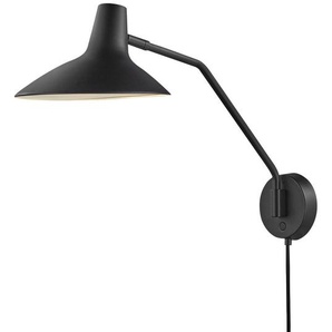 Nordlux Wandleuchte , Schwarz , Metall , 22.7x36.5 cm , Touch-Schalter (on/off) , Lampen & Leuchten, Innenbeleuchtung, Spots & Strahler, Wandstrahler