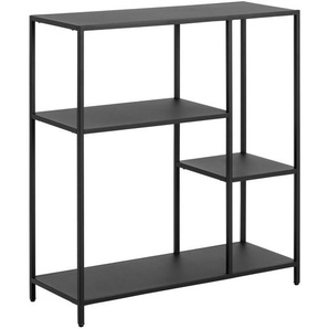 Regal II Stahl, pulverbeschichtet Schwarz 80 x 86 x 30cm