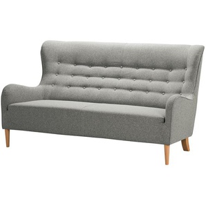 Norrwood Sofa Leke I 3-Sitzer Grau Webstoff 192x100x97 cm