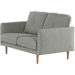 Norrwood Sofa Pigna I 2-Sitzer Hellgrau Webstoff 148x86x94 cm