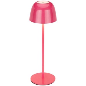 Novel Akku-Tischleuchte Santa Ana, Pink, Metall, Uni,Uni, 94 mm, rund,rund, 34.6 cm, RoHS, CE, Touch-Schalter (on/off), Ladeanzeige, aufladbar über Usb, transportabel, Lampen & Leuchten, Innenbeleuchtung, Leuchten nach Räumen, Bürolampen