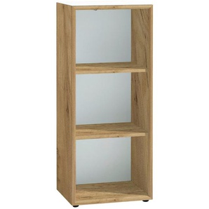 Novel Aktenregal GW-Monteria, Weiß, Eiche, Holzwerkstoff, 2 Fächer, 50x120x37 cm, Made in Germany, Beimöbel erhältlich, stehend, Arbeitszimmer, Büroregale, Aktenregale