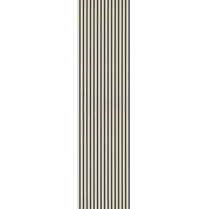 Novel Akustikpaneel Eiche weiß acous Professional, Weiß, Kunststoff, Holzwerkstoff, 60x250x2.1 cm, Fsc, Tapeten & Wandverkleidungen, Akustikpaneele