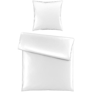 Novel Bettwäsche, Weiß, Textil, Abstraktes, 135x200 cm, pflegeleicht, schadstoffgeprüft, Schlaftextilien, Bettwäsche, Bettwäsche, Satin-Bettwäsche