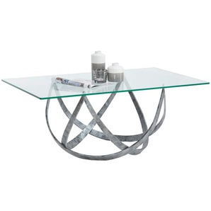 Novel Couchtisch, Edelstahl, Metall, Glas, rechteckig, 70x45 cm, Wohnzimmer, Wohnzimmertische, Couchtische, Glas-Couchtische