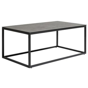 Novel Couchtisch, Grau, Schwarz, Metall, Glas, Keramik, rechteckig, eckig, 60x42x100 cm, Wohnzimmer, Wohnzimmertische, Couchtische, Couchtische Glas