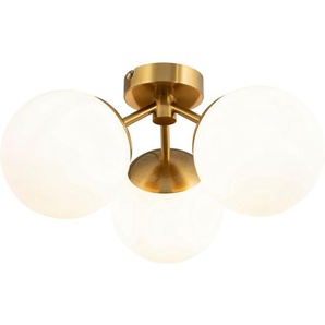 Novel Deckenleuchte, Weiß, Metall, Glas, Vintage,Vintage, rund,rund, 20 cm, RoHS, ISO 9001, Bsci, CE, Lampen & Leuchten, Innenbeleuchtung, Deckenleuchten