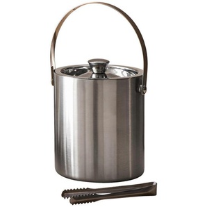 Novel Eiseimer, Edelstahl, Metall, 1,5 L, 17.5 cm, Lfgb, doppelwandig, Essen & Trinken, Barausstattung