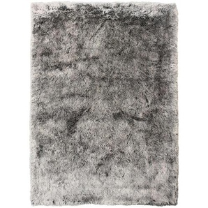 Novel Fellteppich , Grau, Silber , Textil , Uni , rechteckig , 120 cm , Textiles Vertrauen - Oeko-Tex® , für Fußbodenheizung geeignet, pflegeleicht , Teppiche & Böden, Teppiche, Fellteppiche