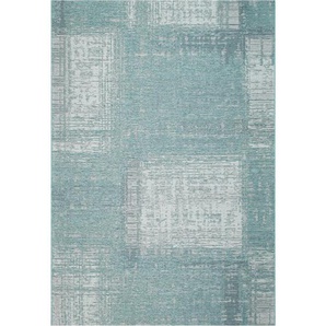 Novel Flachwebeteppich Amalfi, Blau, Textil, Abstraktes, rechteckig, 120 cm, Oeko-Tex® Standard 100, für Fußbodenheizung geeignet, in verschiedenen Größen erhältlich, Teppiche & Böden, Teppiche, Moderne Teppiche