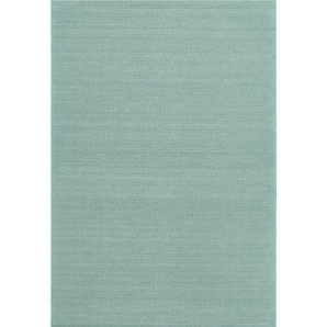 Novel Flachwebeteppich Amalfi, Blau, Textil, Uni, rechteckig, 160 cm, Oeko-Tex® Standard 100, für Fußbodenheizung geeignet, in verschiedenen Größen erhältlich, Teppiche & Böden, Teppiche, Moderne Teppiche