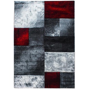 Novel Flachwebeteppich Hawaii, Rot, Textil, Karo, rechteckig, 140 cm, Oeko-Tex® Standard 100, pflegeleicht, Teppiche & Böden, Teppiche, Moderne Teppiche