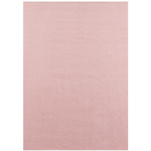 Novel Flachwebeteppich Sky, Rosa, Textil, Uni, rechteckig, 140x200 cm, Oeko-Tex® Standard 100, pflegeleicht, Teppiche & Böden, Teppiche, Moderne Teppiche