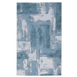 Novel Flachwebeteppich, Türkis, Textil, Abstraktes, rechteckig, 120x180 cm, in verschiedenen Größen erhältlich, Teppiche & Böden, Teppiche, Moderne Teppiche