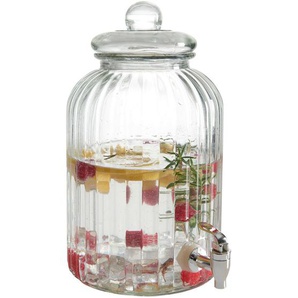 Novel Getränkespender, Klar, Kunststoff, Glas, 4,7 L, Lfgb, für Kaltgetränke, Essen & Trinken, Barausstattung