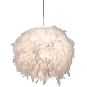 Novel Hängeleuchte Ducky, Weiß, Metall, Papier, Kugel,Kugel, 150 cm, CE, Lampen & Leuchten, Innenbeleuchtung, Hängelampen, Kugellampen