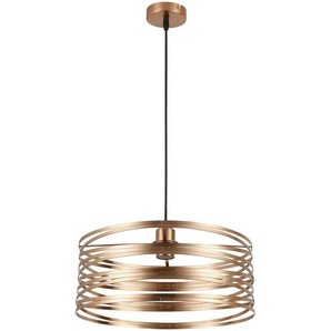 Novel Hängeleuchte, Schwarz, Cappuccino, Metall, Kunststoff, 120 cm, Lampen & Leuchten, Innenbeleuchtung, Hängelampen, Pendelleuchten