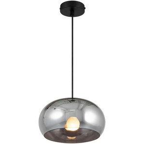 Novel Hängeleuchte, Schwarz, Metall, Glas, Maske,Maske, rund,rund, 120 cm, RoHS, ISO 9001, Bsci, CE, höhenverstellbar, Lampen & Leuchten, Innenbeleuchtung, Hängelampen, Pendelleuchten