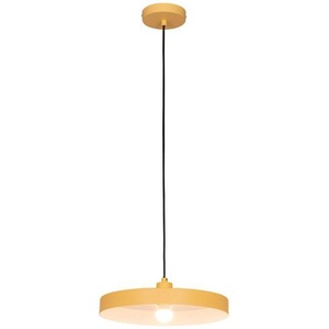 Novel Hängeleuchte Tampa, Gelb, Metall, Metalloptik,Metalloptik, rund,rund, 162 cm, RoHS, CE, Lampen & Leuchten, Innenbeleuchtung, Leuchten nach Räumen, Esstischlampen
