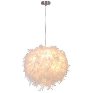 Novel Hängeleuchte, Weiß, Kunststoff, Fell, Wolken,Wolken, rund,rund, 145 cm, RoHS, ISO 9001, Bsci, CE, Lampen & Leuchten, Innenbeleuchtung,