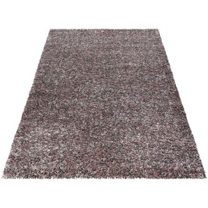 Novel Hochflorteppich, Rosa, Textil, Uni, rechteckig, 200x290 cm, Oeko-Tex® Standard 100, für Fußbodenheizung geeignet, schmutzabweisend, Hausstauballergiker lichtunempfindlich, antistatisch, pflegeleicht, strapazierfähig, leicht zusammenrollbar, Teppiche