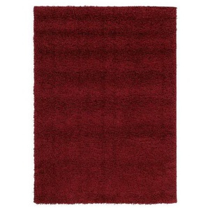 Novel Hochflorteppich Fashion Shaggy , Rot , Textil , Uni , rechteckig , 80 cm , in verschiedenen Größen erhältlich , Teppiche & Böden, Teppiche, Hochflorteppiche & Shaggys