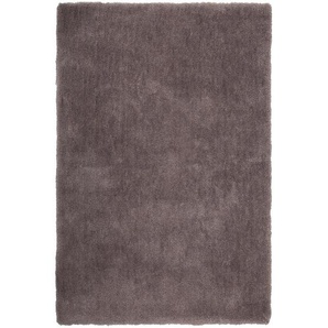 Novel Hochflorteppich, Grau, Textil, quadratisch, 120x170 cm, für Fußbodenheizung geeignet, Teppiche & Böden, Teppiche, Hochflorteppiche & Shaggys
