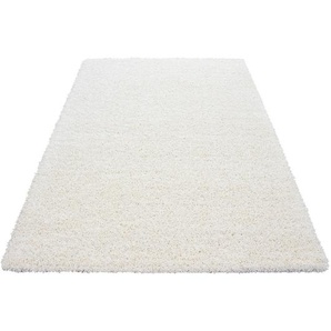 Novel Hochflorteppich Life 1500, Creme, Textil, Uni, rechteckig, 160x230 cm, Oeko-Tex® Standard 100, für Fußbodenheizung geeignet, schmutzabweisend,