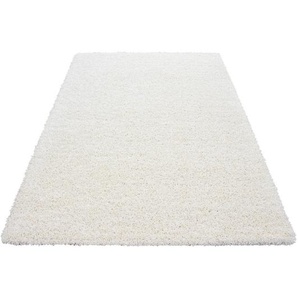 Novel Hochflorteppich Life 1500, Creme, Textil, Uni, rechteckig, 60x110 cm, Oeko-Tex® Standard 100, für Fußbodenheizung geeignet, schmutzabweisend,