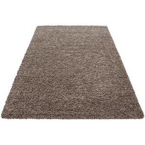 Novel Hochflorteppich Life 1500 , Hellbraun , Textil , Uni , rechteckig , 140 cm , Oeko-Tex® Standard 100 , für Fußbodenheizung geeignet, schmutzabweisend, Hausstauballergiker lichtunempfindlich, antistatisch, waschbar, pflegeleicht, strapazierfähig,