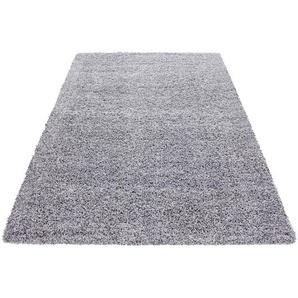 Novel Hochflorteppich Life 1500, Hellgrau, Textil, Uni, rechteckig, 80x150 cm, Oeko-Tex® Standard 100, für Fußbodenheizung geeignet, schmutzabweisend,