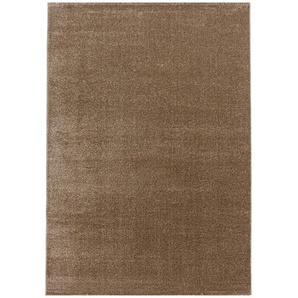 Novel Hochflorteppich Rio 4600 kupfer , Kupfer , Textil , Uni , rechteckig , 120 cm , Oeko-Tex® Standard 100 , für Fußbodenheizung geeignet, schmutzabweisend, Hausstauballergiker lichtunempfindlich, antistatisch, waschbar, pflegeleicht, strapazierfähig,