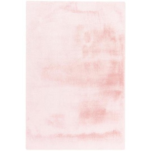 Novel Hochflorteppich, Rosa, Textil, rund, 80x80 cm, für Fußbodenheizung geeignet, Teppiche & Böden, Teppiche, Hochflorteppiche & Shaggys