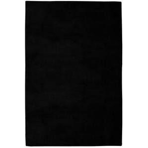 Novel Hochflorteppich, Schwarz, Textil, Farbverlauf, rechteckig, 160x230 cm, für Fußbodenheizung geeignet, Teppiche & Böden, Teppiche, Hochflorteppiche & Shaggys