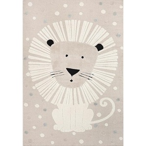 Novel Kinderteppich Elio Kids, Beige, Textil, Tier, rechteckig, 80x150 cm, ISO 9001, Bsci, Oeko-Tex® Standard 100, für Fußbodenheizung geeignet, in verschiedenen Größen erhältlich, pflegeleicht, leicht zusammenrollbar, Teppiche & Böden, Teppiche, Teppich