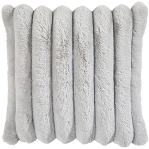 Novel Kissenhülle Zuzanno, Silber, Textil, 48x48 cm, bügelfrei, Wohntextilien, Bezüge, Kissenbezüge