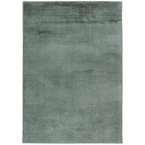 Novel Kunstfell, Jadegrün, Textil, rechteckig, 120x170 cm, für Fußbodenheizung geeignet, Teppiche & Böden, Teppiche, Fellteppiche