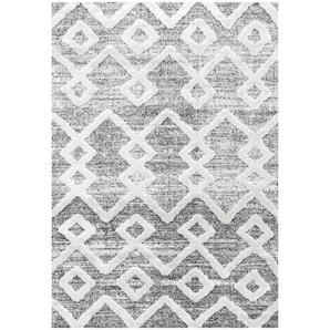 Novel Läufer Pisa 4704 grau, Grau, Textil, Graphik, rechteckig, 80 cm, Oeko-Tex® Standard 100, für Fußbodenheizung geeignet, schmutzabweisend, Hausstauballergiker lichtunempfindlich, antistatisch, waschbar, pflegeleicht, strapazierfähig, leicht