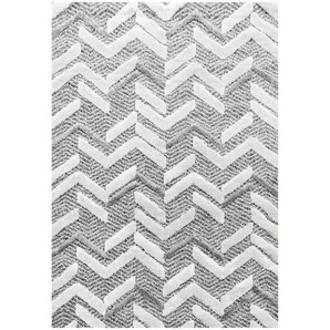 Novel Läufer Pisa 4705 grau, Grau, Textil, Graphik, rechteckig, 80 cm, Oeko-Tex® Standard 100, für Fußbodenheizung geeignet, schmutzabweisend, Hausstauballergiker lichtunempfindlich, antistatisch, pflegeleicht, strapazierfähig, leicht zusammenrollbar,