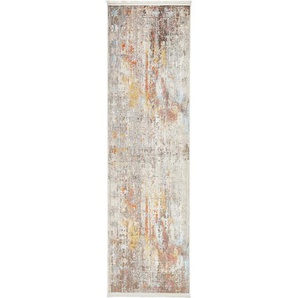 Novel Läufer Samarkand, Grau, Mehrfarbig, Kunststoff, Vintage, rechteckig, 70x240 cm, ISO 9001, SGS-geprüft, Bsci, DIN EN ISO 14001, Oeko-Tex®