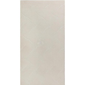 Novel Läufer Stilo, Creme, Textil, Struktur, rechteckig, 80x300 cm, Oeko-Tex® Standard 100, für Fußbodenheizung geeignet, waschbar, Teppiche & Böden,