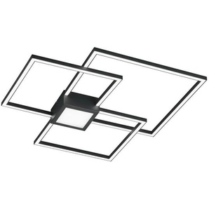 Novel Led-Deckenleuchte, Anthrazit, Metall, Kunststoff, F, 65.5x6.5 cm, 3-fach schaltbar, Lampen & Leuchten, Innenbeleuchtung, Deckenleuchten