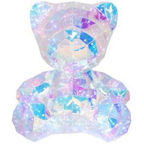 Novel Led-Dekoleuchte Bear, Transparent, Kunststoff, 28.5x40x32 cm, mit Schalter, Lampen & Leuchten, Innenbeleuchtung, Dekoleuchten