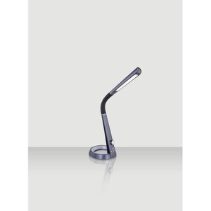Novel Led-Schreibtischleuchte, Schwarz, Kunststoff, länglich,länglich, F, 18.3x64 cm, Farbwechsler, verstellbare Arme, Stufenschalter, Farben fixierbar, Touch (on/off), eingebaute Powerbank mit USB-Buchse, Farbtemperaturwechsler, Lampen & Leuchten,