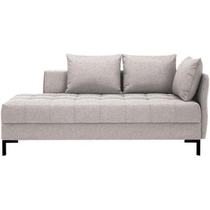 Novel Liege , Natur , Textil , Uni , 2-Sitzer , 209x96x89 cm , Stoffauswahl, Schlafen auf Sitzhöhe , Wohnzimmer, Sessel, Relaxliegen