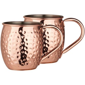 Novel Moscow-Mule-Becher, Kupfer, Metall, 550 ml, Lfgb, Essen & Trinken, Gläser, Longdrinkgläser