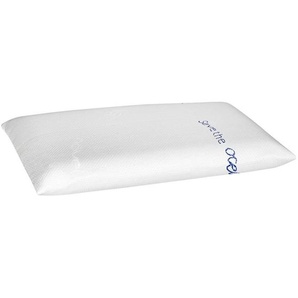 Novel Nackenkissen, Weiß, Textil, Füllung: Viskoelastischer Kern, 70x35 cm, Made in Germany, feuchtigkeitsregulierend, formstabil, pflegeleicht, perfekte Stützfunktion, für alle Schlafpositionen geeignet, vermeidet schmerzhafte Druckstellen, atmungsaktiv,